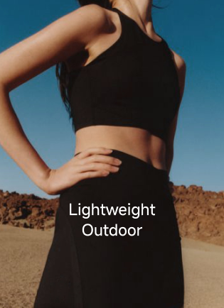 Leichte Outdoor-Sportstoffe